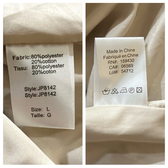 Elan Riley Plaid Jacket Red Black Cream Button Front Size L - Picture 9 of 11